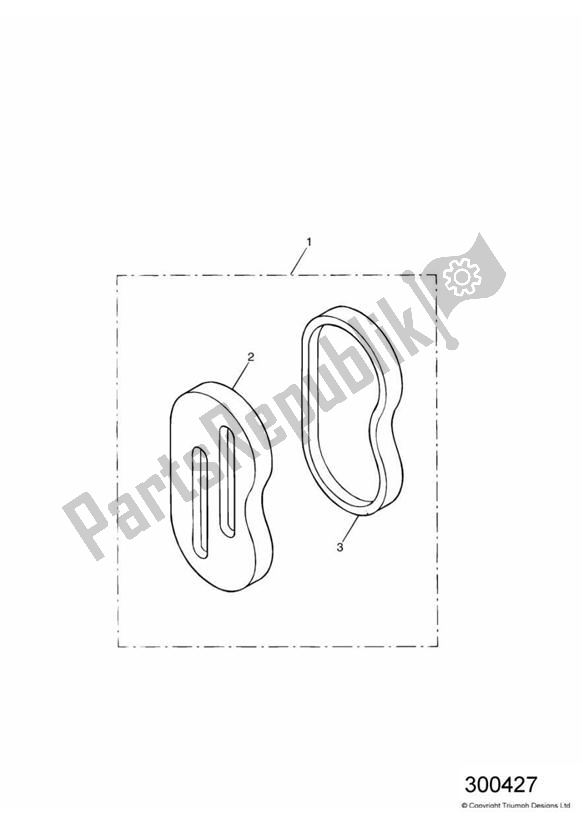 All parts for the Caliper Cover Kit Bnvl Classic of the Triumph America Carburettor 790 2002 - 2007